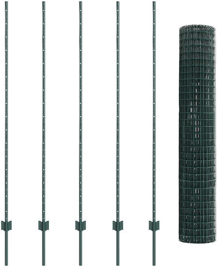 vidaXL Plasă de sârmă Module Verde 1.6x10m