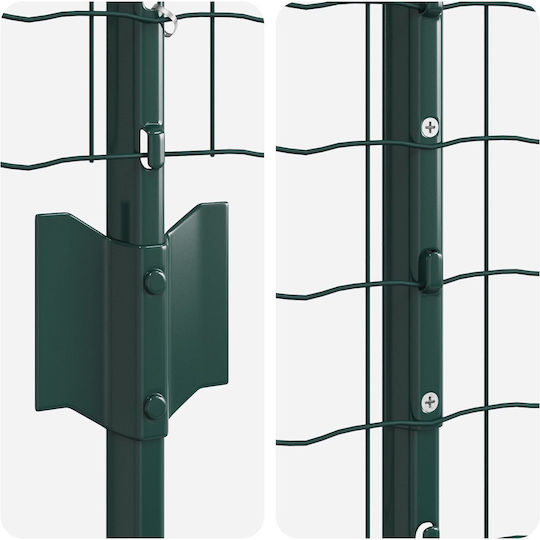 vidaXL Plasă de sârmă Module Verde 1.6x10m