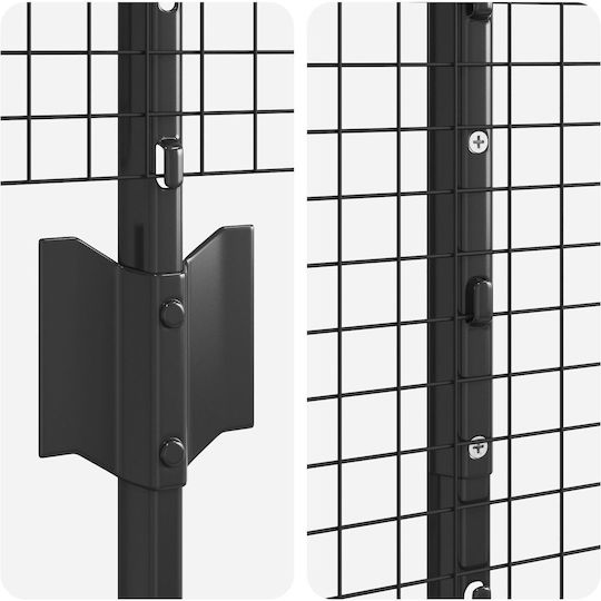 vidaXL Drahtgeflecht Elektrische Gitarren Gray 1.5x25m