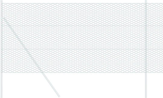 vidaXL Wire Fencing Galvanized with PVC Coating Green 1.4x10m