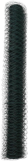 vidaXL Wire Fencing Galvanized with PVC Coating Green 1.4x10m