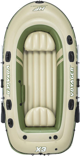 Bestway Inflatable Boat For 3 Adults Beige With Paddles And Pump 294x137cm