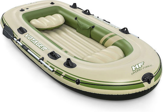 Bestway Inflatable Boat For 3 Adults Beige With Paddles And Pump 294x137cm