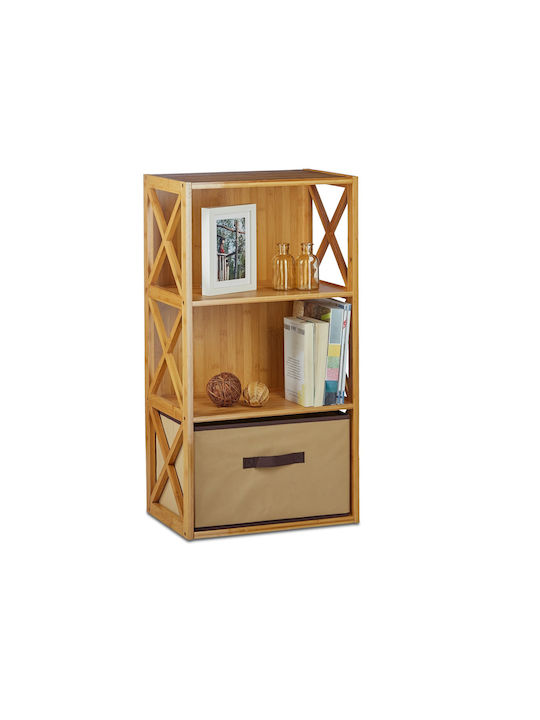 Bibliotecă Natural 80x42x29cm