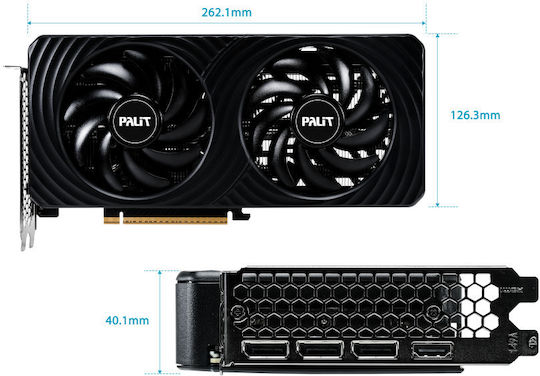 Palit GeForce RTX 5060 Ti 8GB GDDR7 Dual Κάρτα Γραφικών