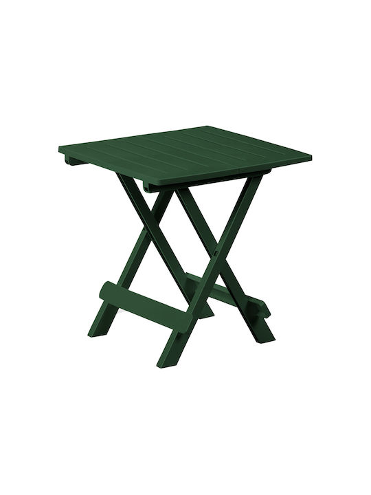 Plastic Masa auxiliară pentru spații exterioare mici Verde 45x43x50buc