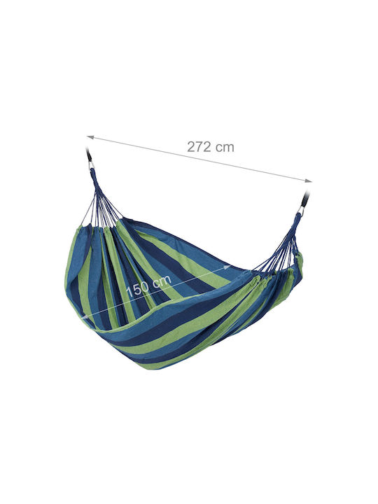 Relaxdays Aiură Dublu material textil Verde 150x200buc