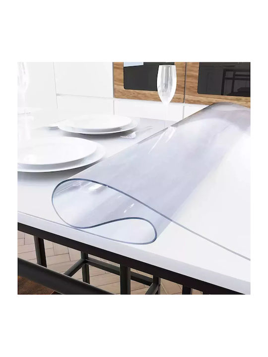 Τραπεζομάντηλο Αλέκιαστο Elegant Διάφανο 140x60εκ.