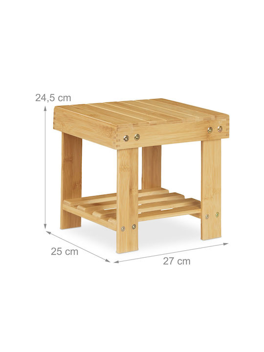 Outdoor-Stuhl Bamboo Beige 24.5x25x27εκ.