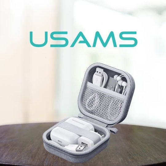 Usams Zb351 Θήκη Υφασμάτινη σε Γκρι χρώμα για Universal