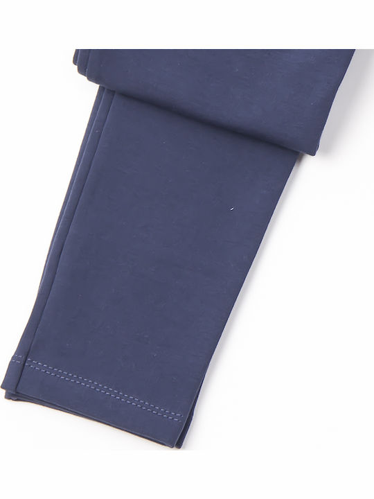 Kinder Leggings Lang Blau