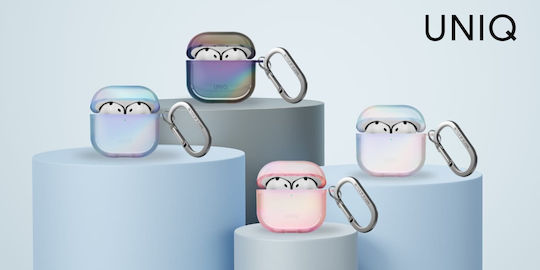 Uniq Θήκη Σιλικόνης με Γάντζο Midnight Quartz για Apple AirPods 4