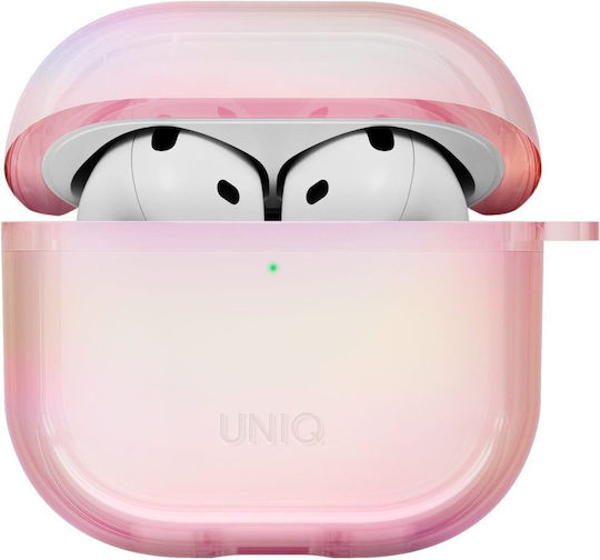 Uniq Hülle Silikon mit Haken Pink Prism für Apple AirPods 4