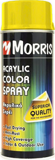 Benman Σπρέι Βαφής Acrylic με Γυαλιστερό Εφέ Rape Yellow RAL 1021 400ml