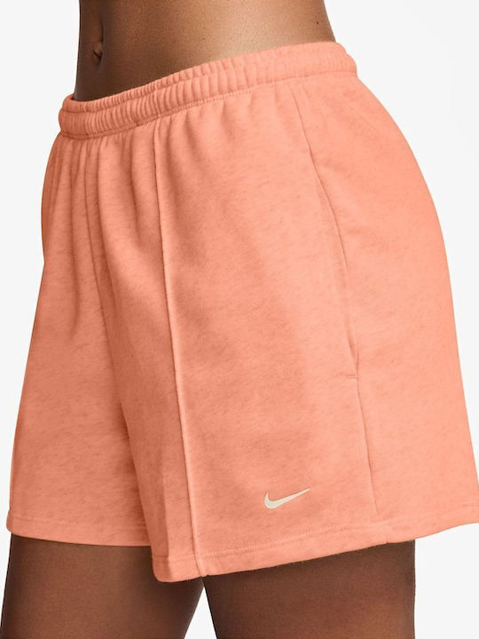 Sportswear Γυναικείο Πετσετέ Αθλητικό Σορτς Πορτοκαλί