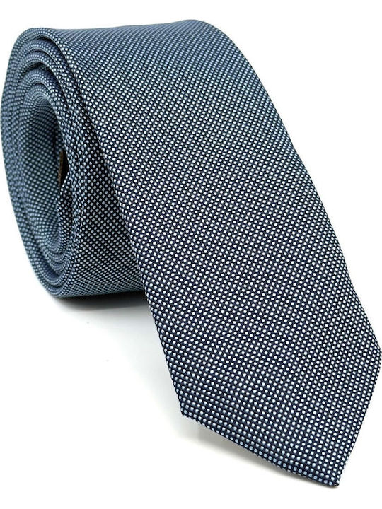 Legend Accessories Σετ Ανδρικής Γραβάτας με Σχέδια σε Μπλε Χρώμα