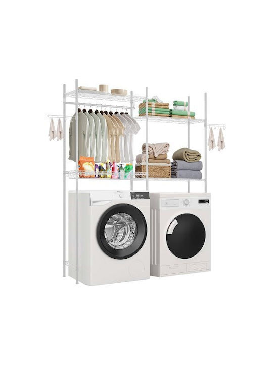 Vevor Wall Mounted Bathroom Shelf Metallic White