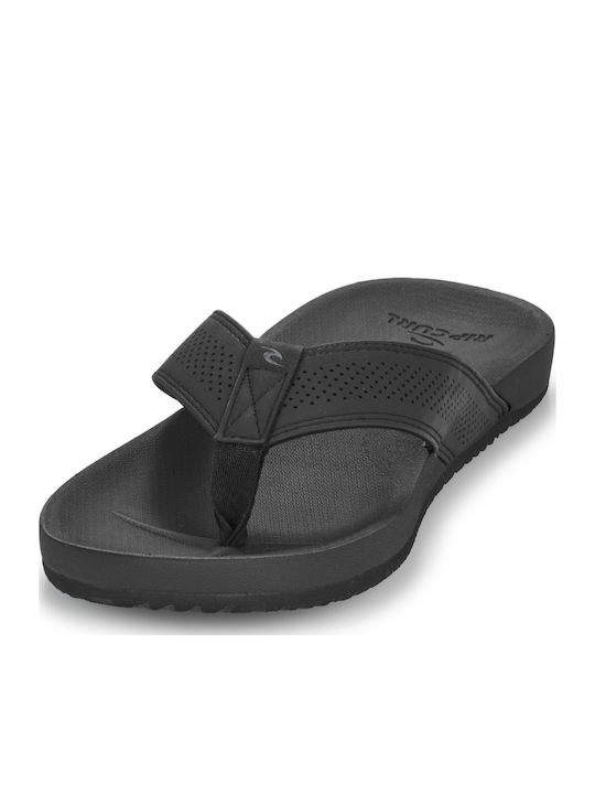 Open Toe Men's Flip Flops Black