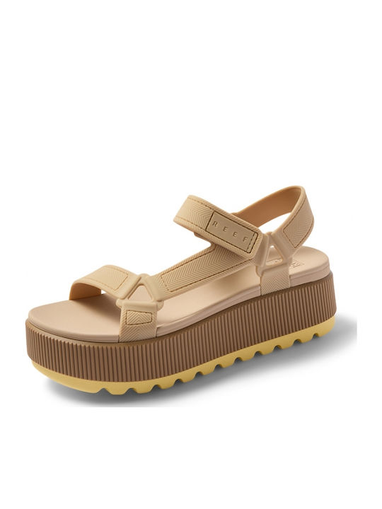 Women's Platform Shoes Beige