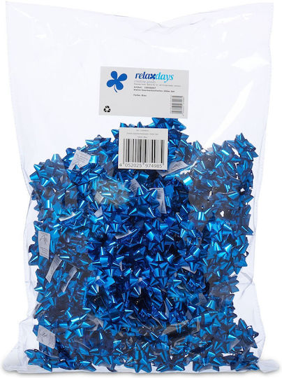 Relaxdays Tasche für Geschenke Blau 2x5cm. 200Stück