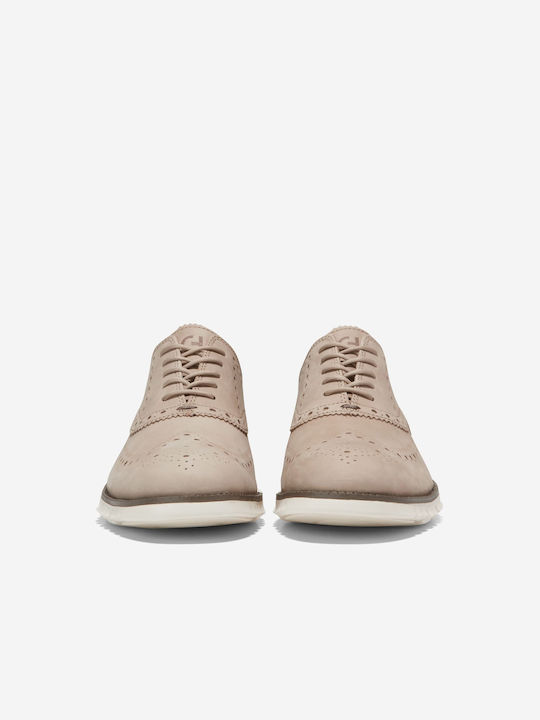 Men's Leather Moccasins Beige