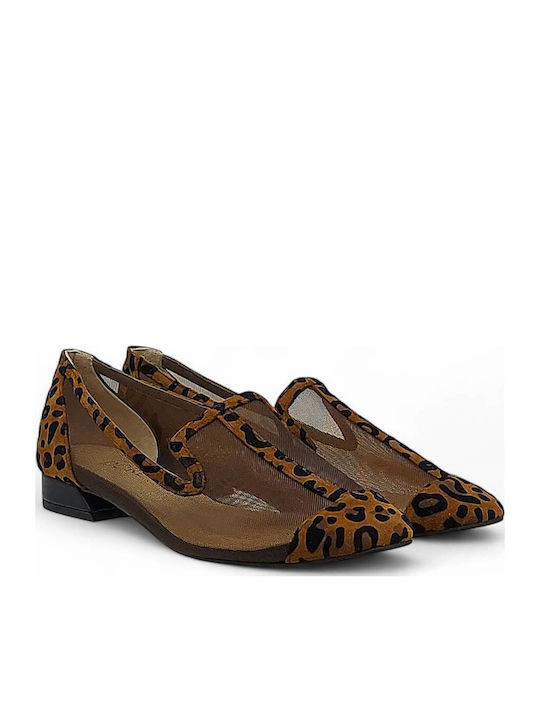 Pantofi cu toc Leopard