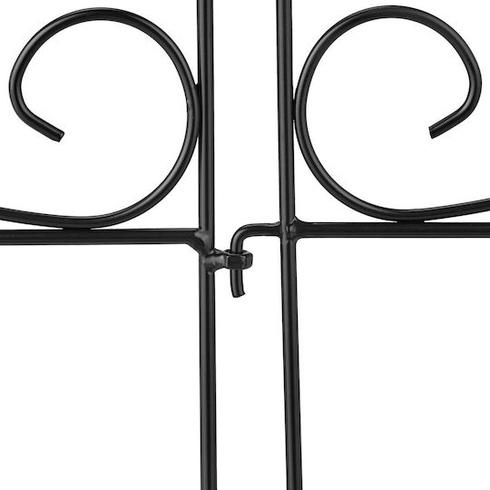 Pachet 6 Flori Decorative de Grădină din Metal pentru Bordură 43 X 55 X 1 Cm