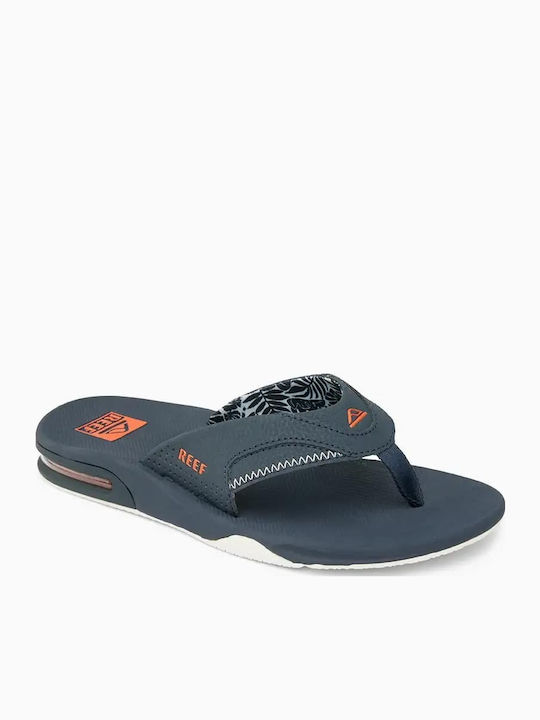 Fanning Men's Flip Flops Blue
