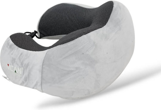 Mcan M-13 Memory Foam Travel Pillow Travel Set Pillow 19x12cm Gray