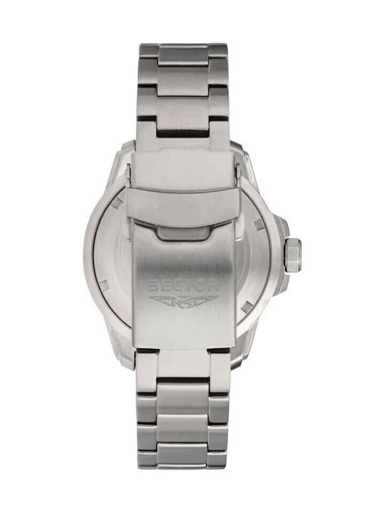 Sector Men's Automatic Watch with Silver Metal Bracelet