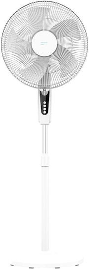 Cecotec Energysilence 515 Maxflow Ανεμιστήρας Ορθοστάτης 45W Διαμέτρου 40.64cm Λευκός