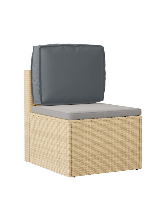 vidaXL Garden Chair Cushion with Backrest Anthracite 40x50cm