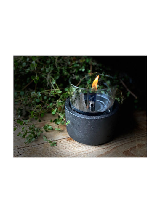 Tenderflame Felinar Sticlă De masă Negru 13x17.5buc 1buc