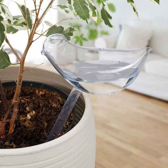 Automatisches Pflanzenbewässerungsset 4-teilig Hält Wasser bis zu 2 Wochen Transparent