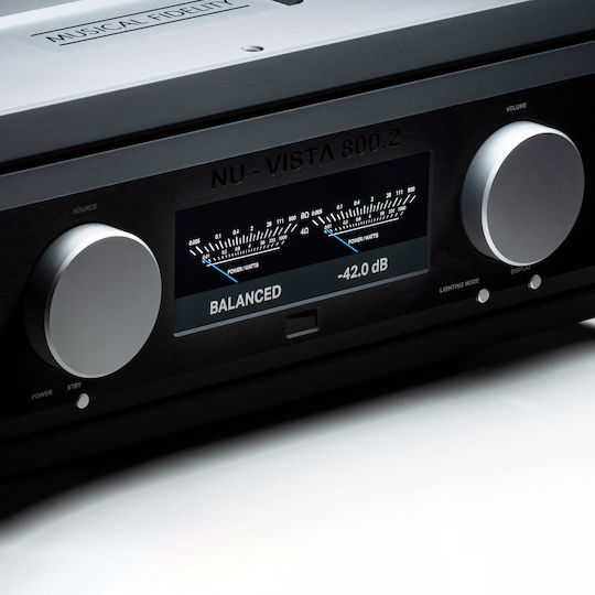 Musical Fidelity Nu-Vista 800.2 Hybrid Integrated Hi-Fi Amplifier Stereo 330W/8Ω Black