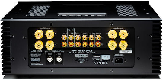 Musical Fidelity Nu-Vista 800.2 Hybrid Integrated Hi-Fi Amplifier Stereo 330W/8Ω Black