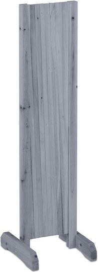 Spalier Extensibil pentru Plante Cățărătoare Relaxdays Lemn Dimensiuni Î x L 90 x 28cm Lungime 25-275cm Gri