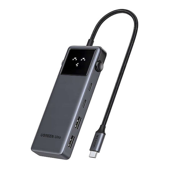 Ugreen CM888 USB-C Docking Station with HDMI 4K PD Black
