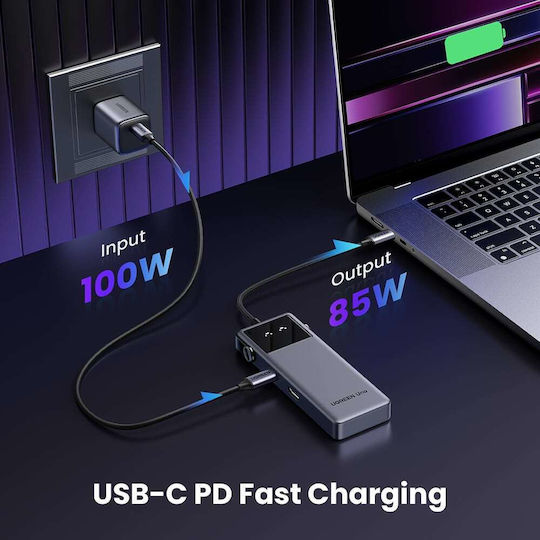 Ugreen CM888 USB-C Docking Station with HDMI 4K PD Black