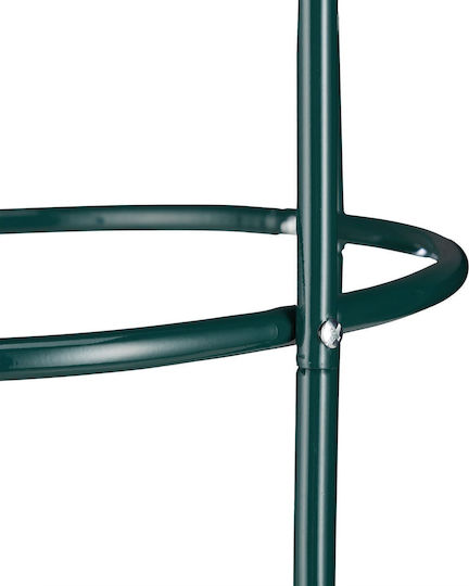 Garden Flower Support Obelisk 200 X 40 Cm Dark Green Relaxdays