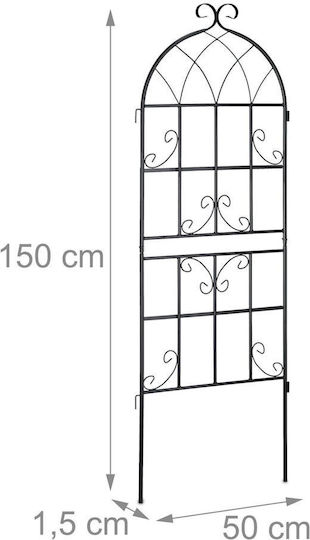 Set 2 Decorative Garden Panels Climbing Plants 150 X 50 X 1.5 Cm