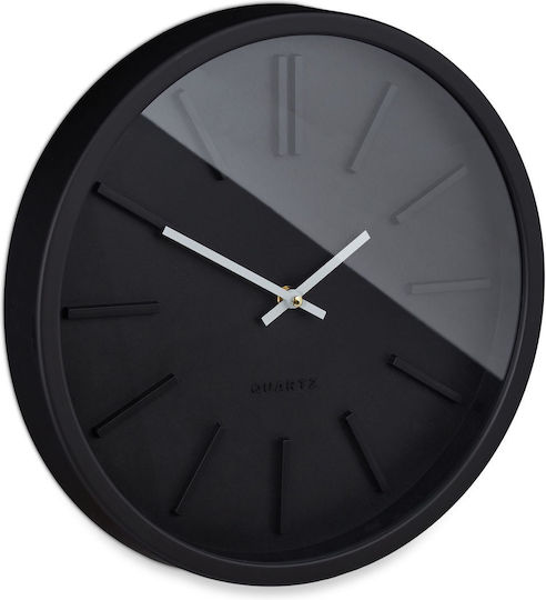Moderne Wanduhr Schwarz-Weiß Design Maße 5 x 35 cm Relaxdays Moderne Wanduhr Schwarz-Weiß Design Maße 5 x 35 cm Relaxdays