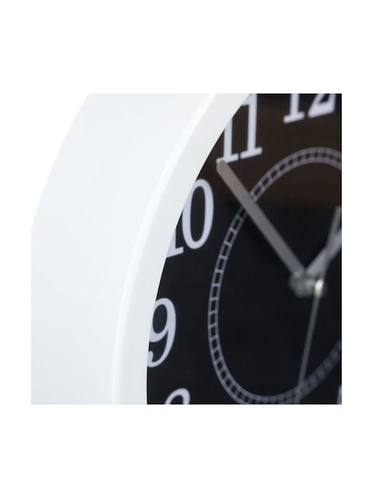 Wanduhr Weiß Durchmesser 20 cm Relaxdays