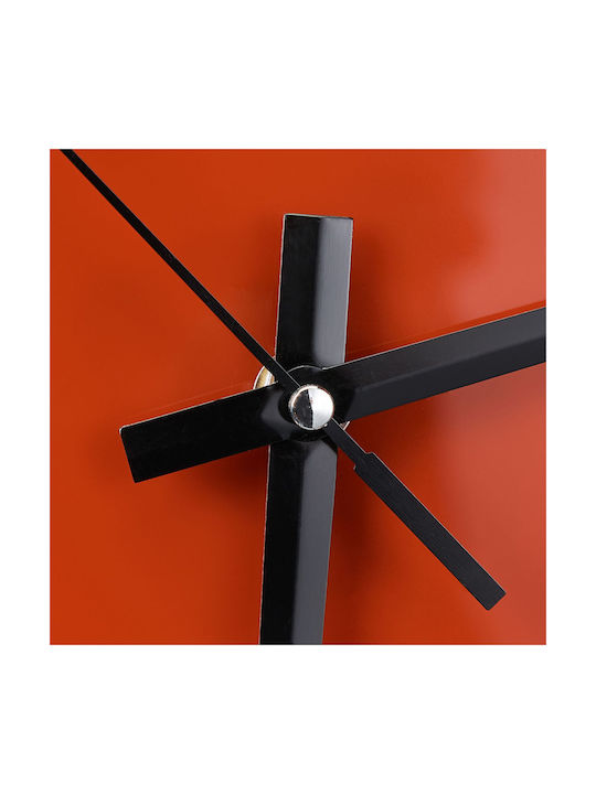 Decorative Wall Clock Diy Hearts 50 100 Cm 3d Effect Red