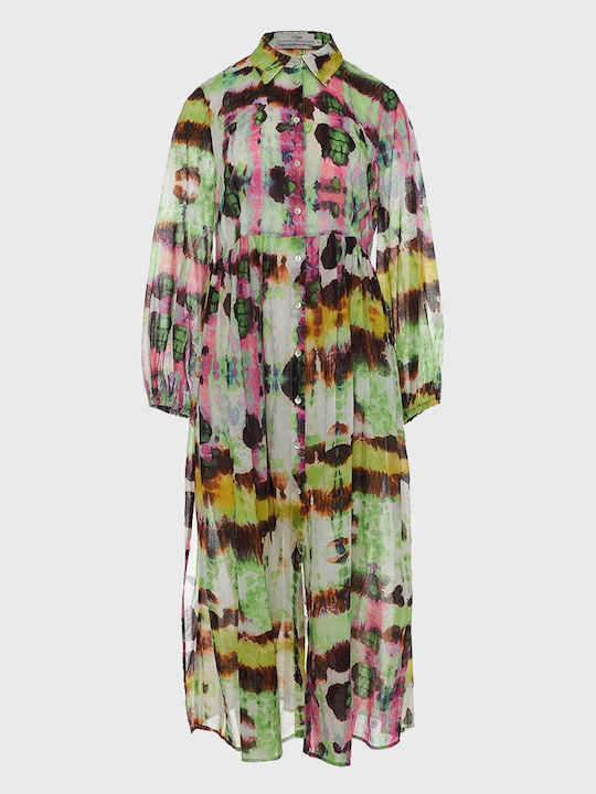 Summer Midi Shirt Dress