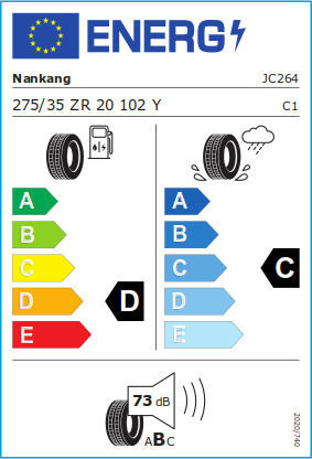 NS-20 275/35R20 102Y XL Summer Tire for Passenger Car