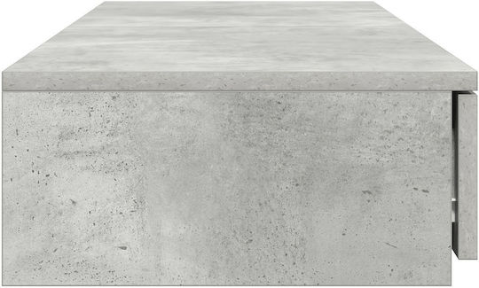 vidaXL Bettkasten aus Holz Gray 120x36.5x16.5cm