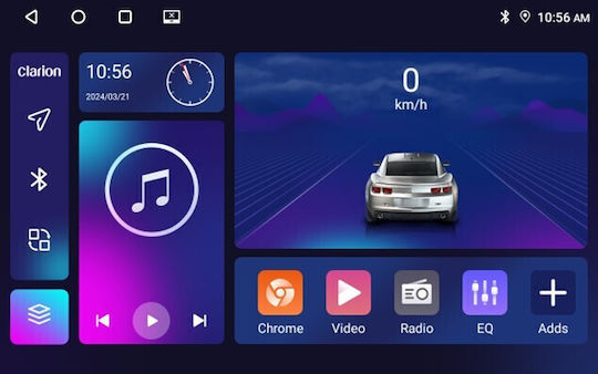 Clarion Car Audio System for Land Rover Range Rover Sport 2005 > 2014 (Bluetooth/USB/WiFi/GPS/Apple-Carplay/Android-Auto)