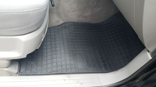 Frogum Set of Front and Rear Mats 4pcs for Kia Sorento 2002-2009 Black