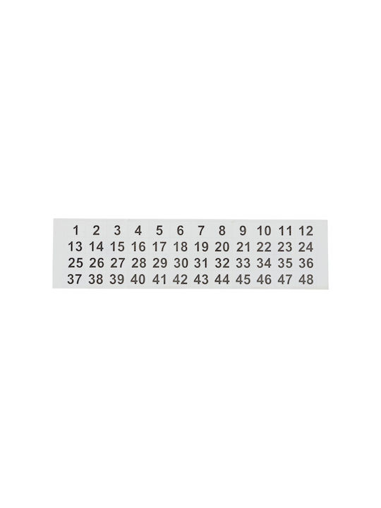 Suport metalic pentru chei, depozitare 48 chei, dimensiuni 25 x 18 x 7,5 cm, alb Relaxdays